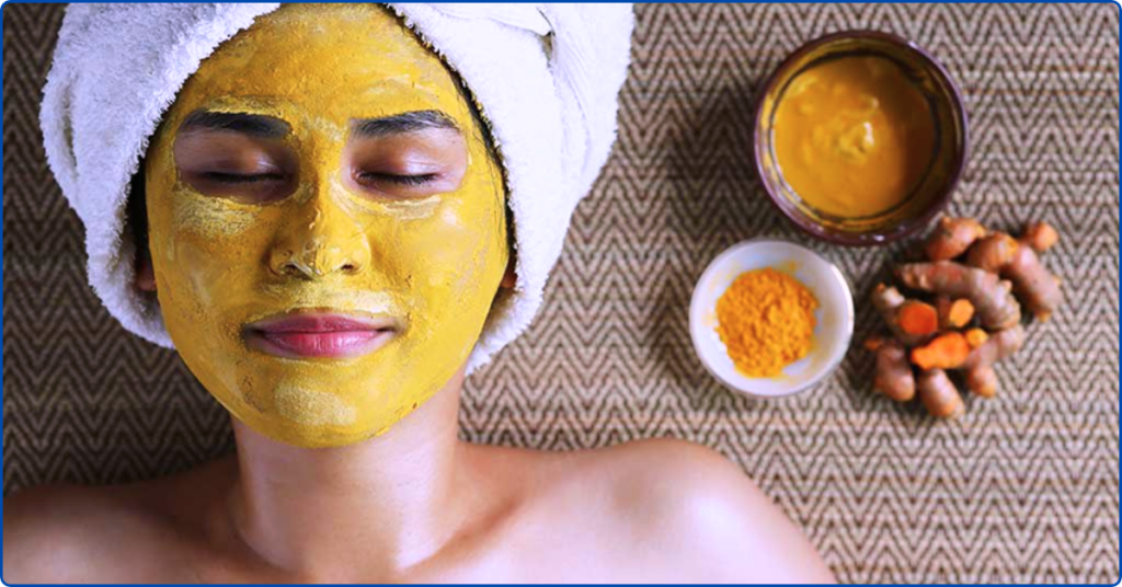 kachi haldi ke fayde face ke liye